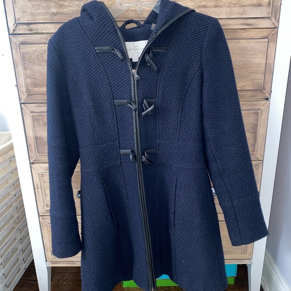Jessica Simpson Jackets & Blazers - Jessica Simpson Navy Blue Coat